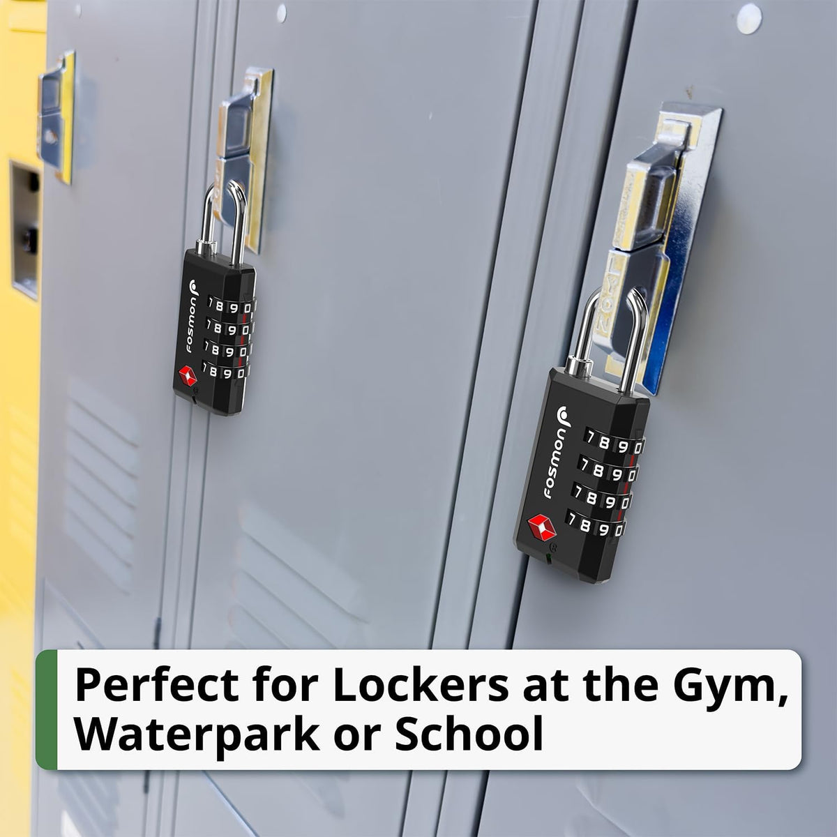 TSA Approved Luggage Locks, 3-Digit Combination Padlock