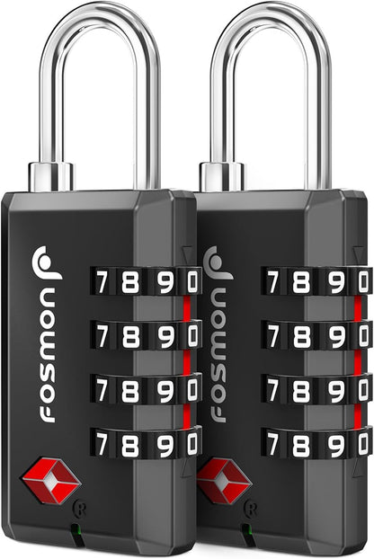 TSA Approved Luggage Locks, 3-Digit Combination Padlock