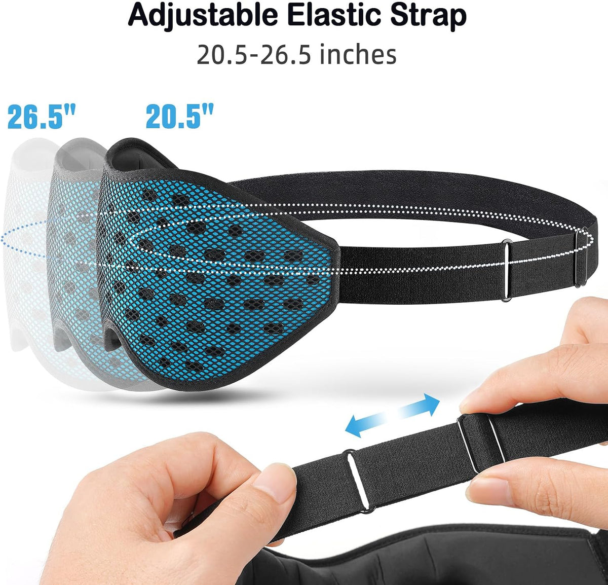 Breathable Sleep Mask, 3D Eye Mask Sleep for Side Sleeper Women Men