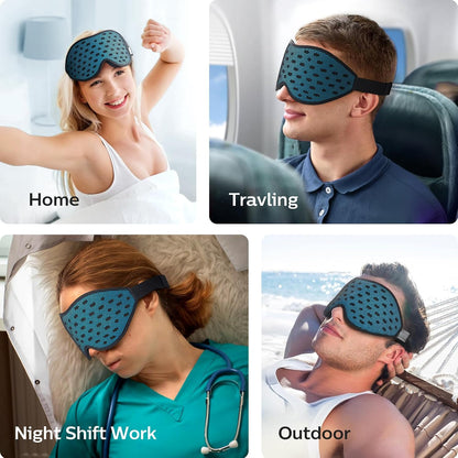 Breathable Sleep Mask, 3D Eye Mask Sleep for Side Sleeper Women Men