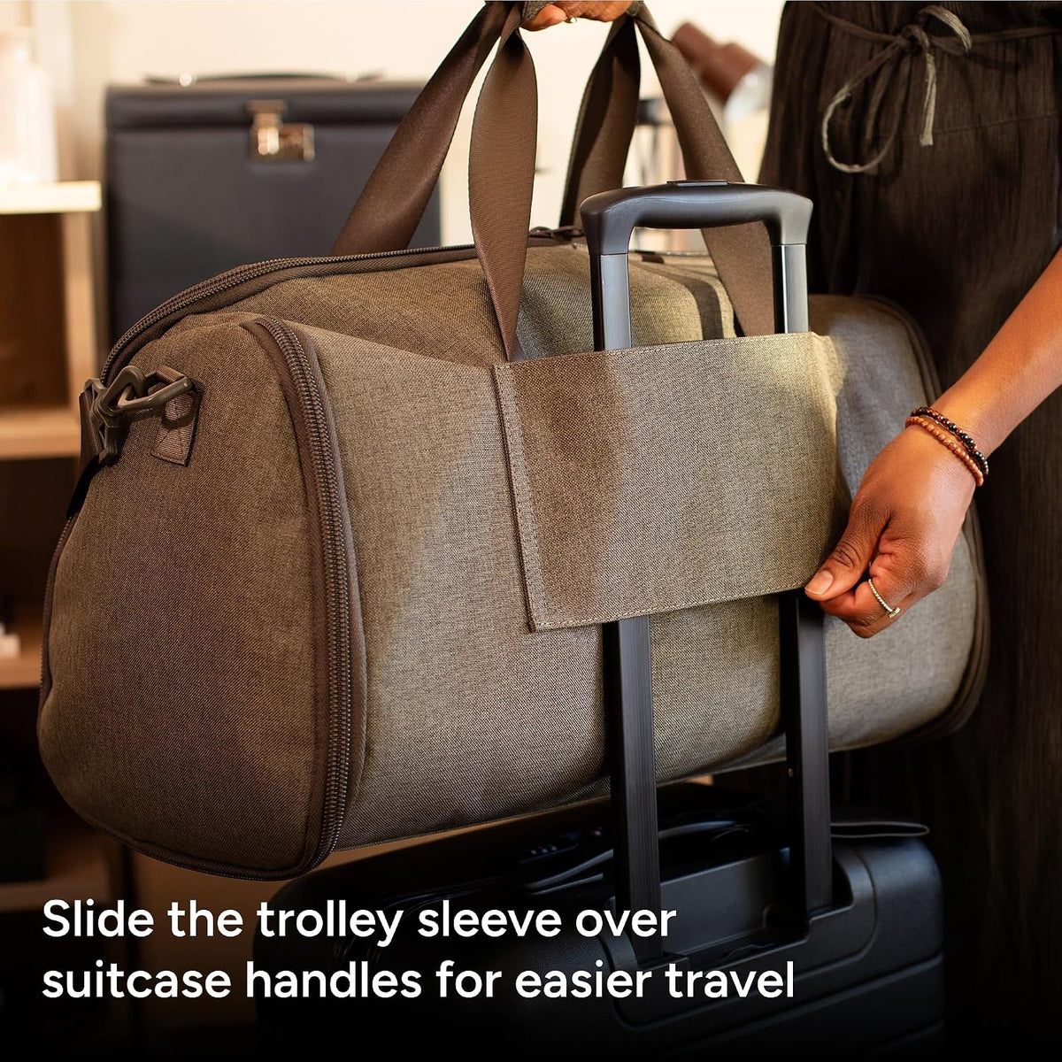 Halfday Convertible 2-in-1 Garment Duffel Weekender 40L, Carry On, Shadow