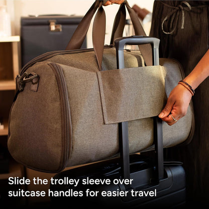 Halfday Convertible 2-in-1 Garment Duffel Weekender 40L, Carry On, Shadow
