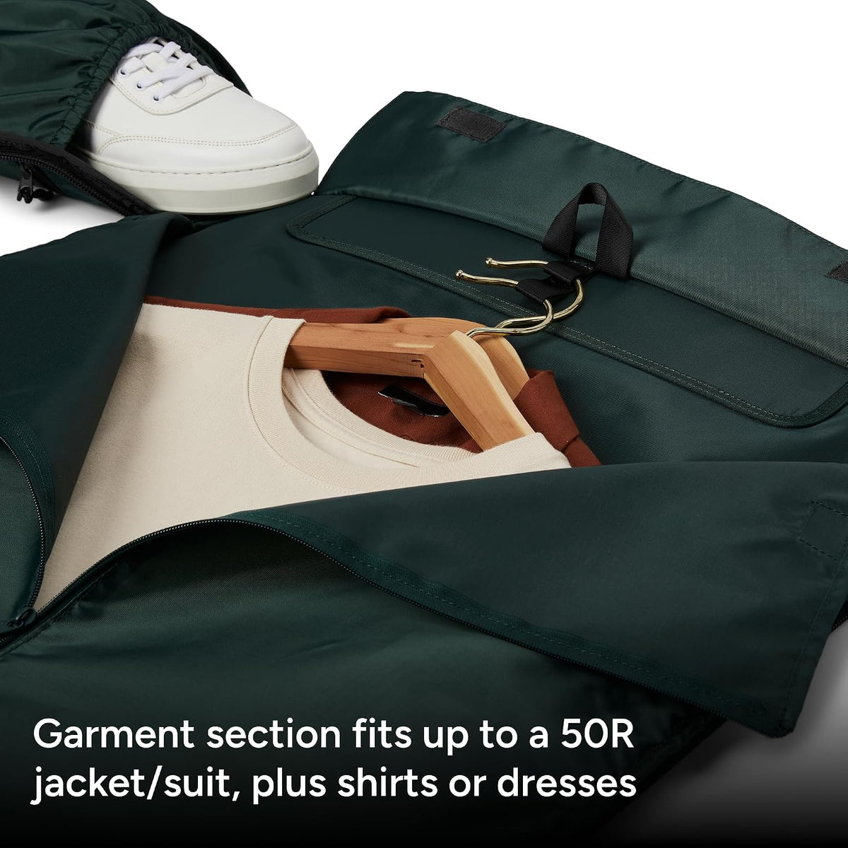 Halfday Convertible 2-in-1 Garment Duffel Weekender 40L, Carry On, Shadow
