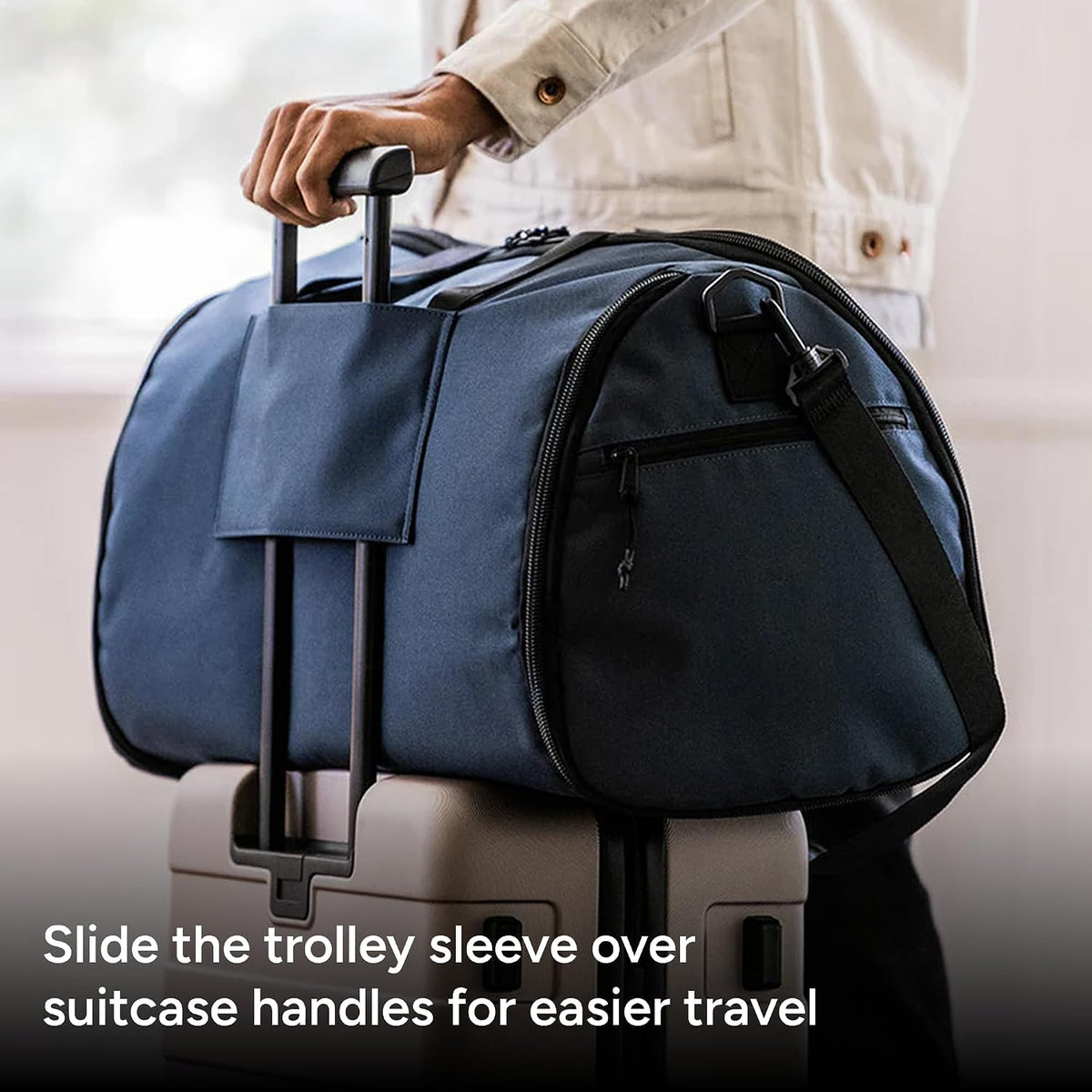 Halfday Convertible 2-in-1 Garment Duffel Weekender 40L, Carry On, Shadow