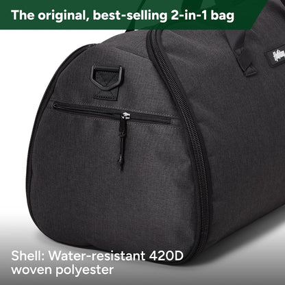 Halfday Convertible 2-in-1 Garment Duffel Weekender 40L, Carry On, Shadow