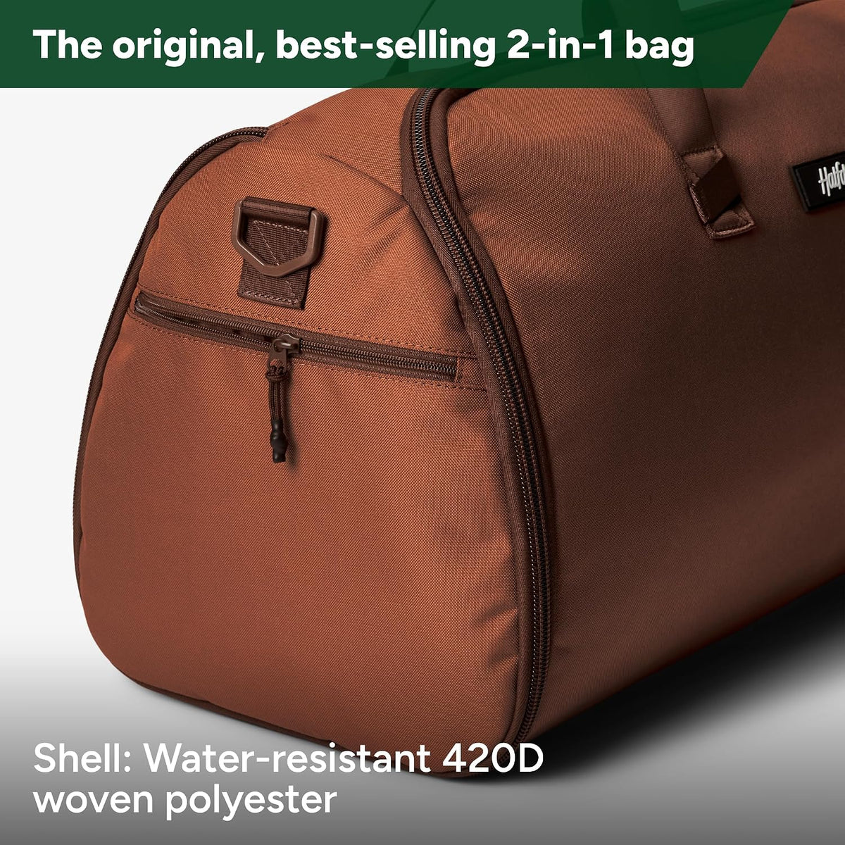 Halfday Convertible 2-in-1 Garment Duffel Weekender 40L, Carry On, Shadow