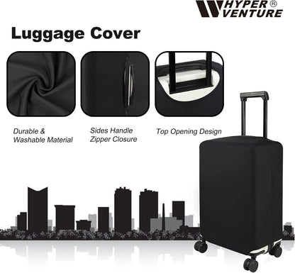 Travel Luggage Cover Suitcase Protector Fits 18-22 Inch, S
