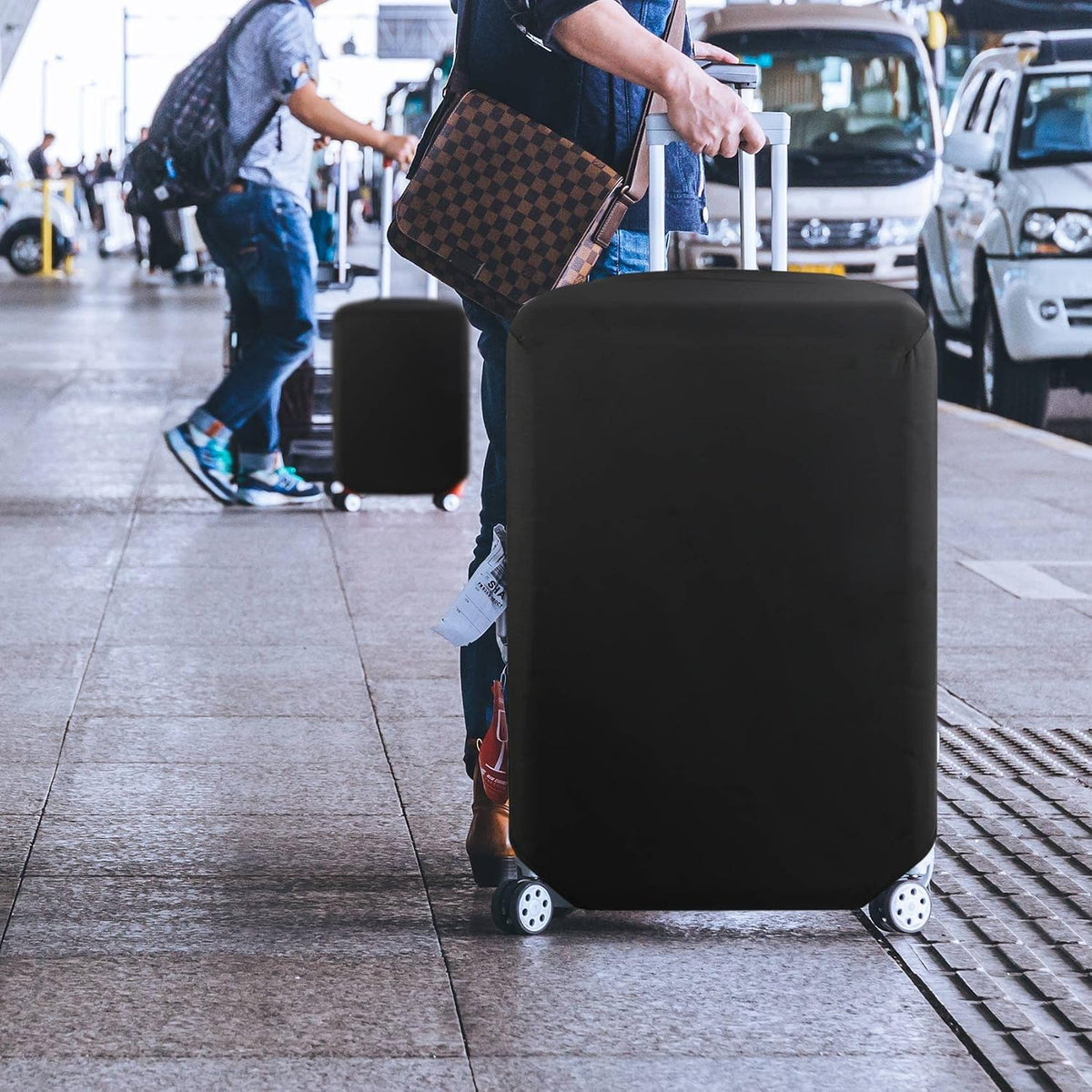 Travel Luggage Cover Suitcase Protector Fits 18-22 Inch, S