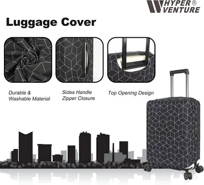 Travel Luggage Cover Suitcase Protector Fits 18-22 Inch, S