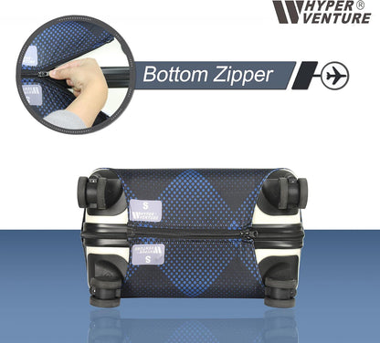 Travel Luggage Cover Suitcase Protector Fits 18-22 Inch, S