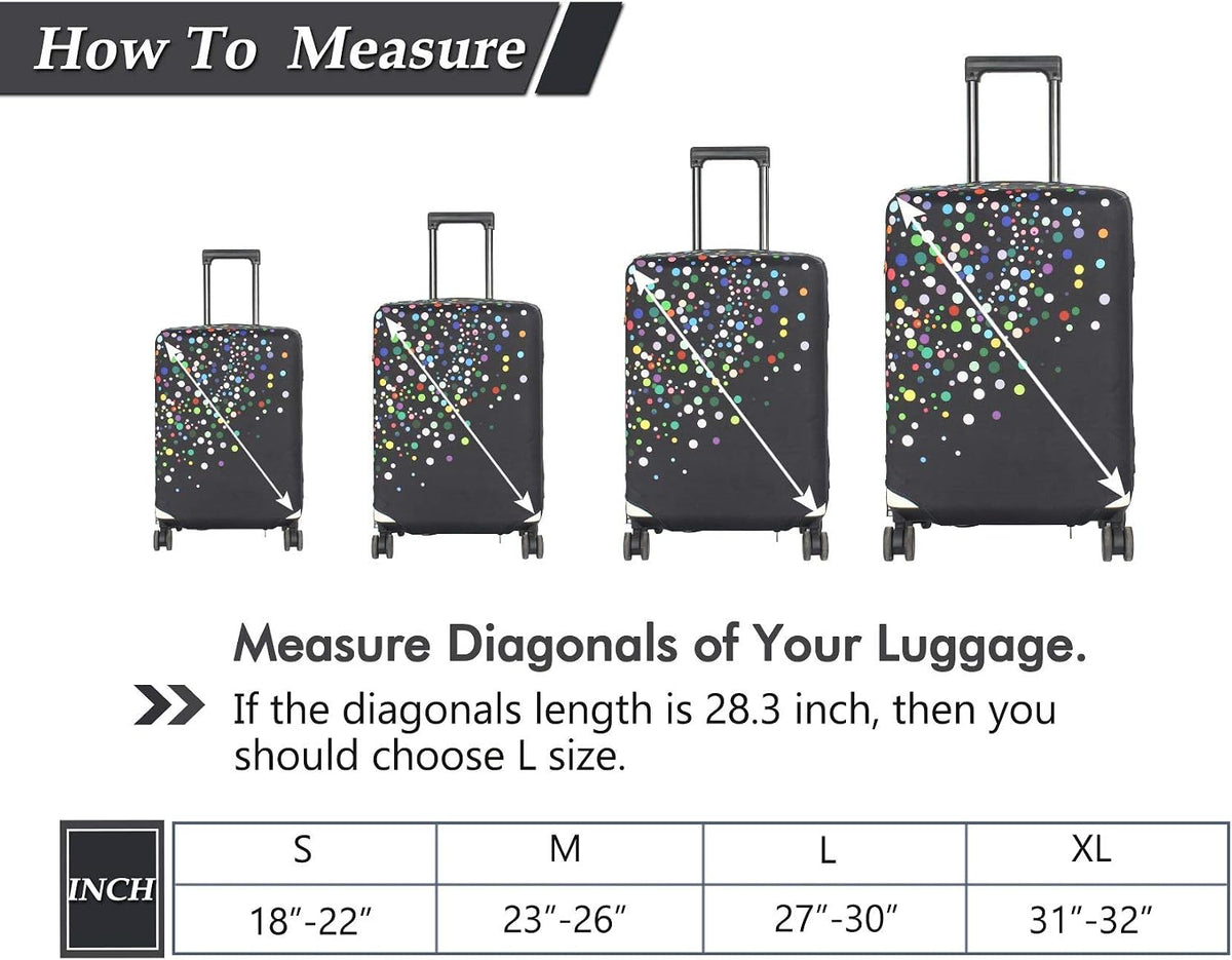 Travel Luggage Cover Suitcase Protector Fits 18-22 Inch, S