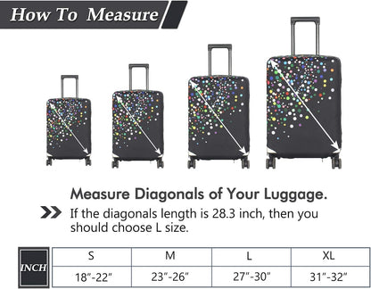 Travel Luggage Cover Suitcase Protector Fits 18-22 Inch, S