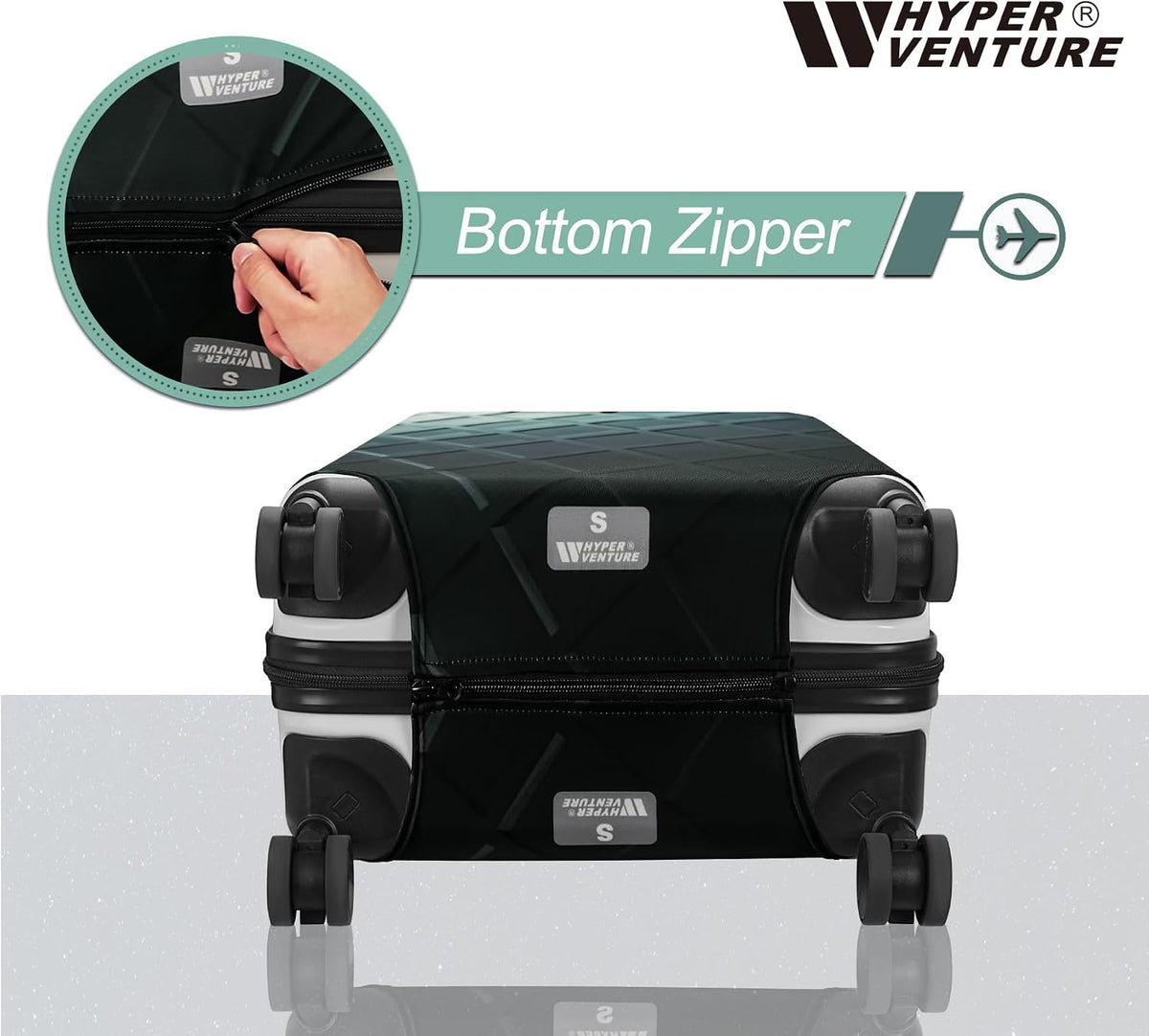 Travel Luggage Cover Suitcase Protector Fits 18-22 Inch, S