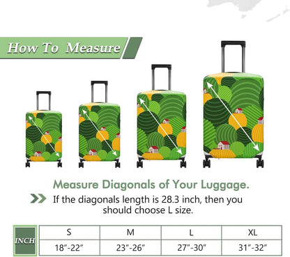 Travel Luggage Cover Suitcase Protector Fits 18-22 Inch, S