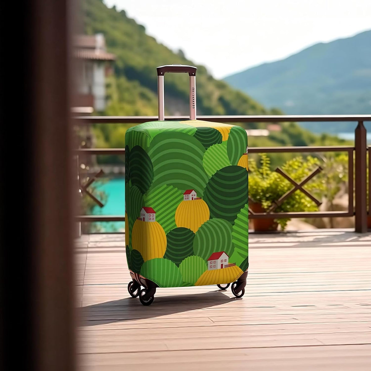 Travel Luggage Cover Suitcase Protector Fits 18-22 Inch, S
