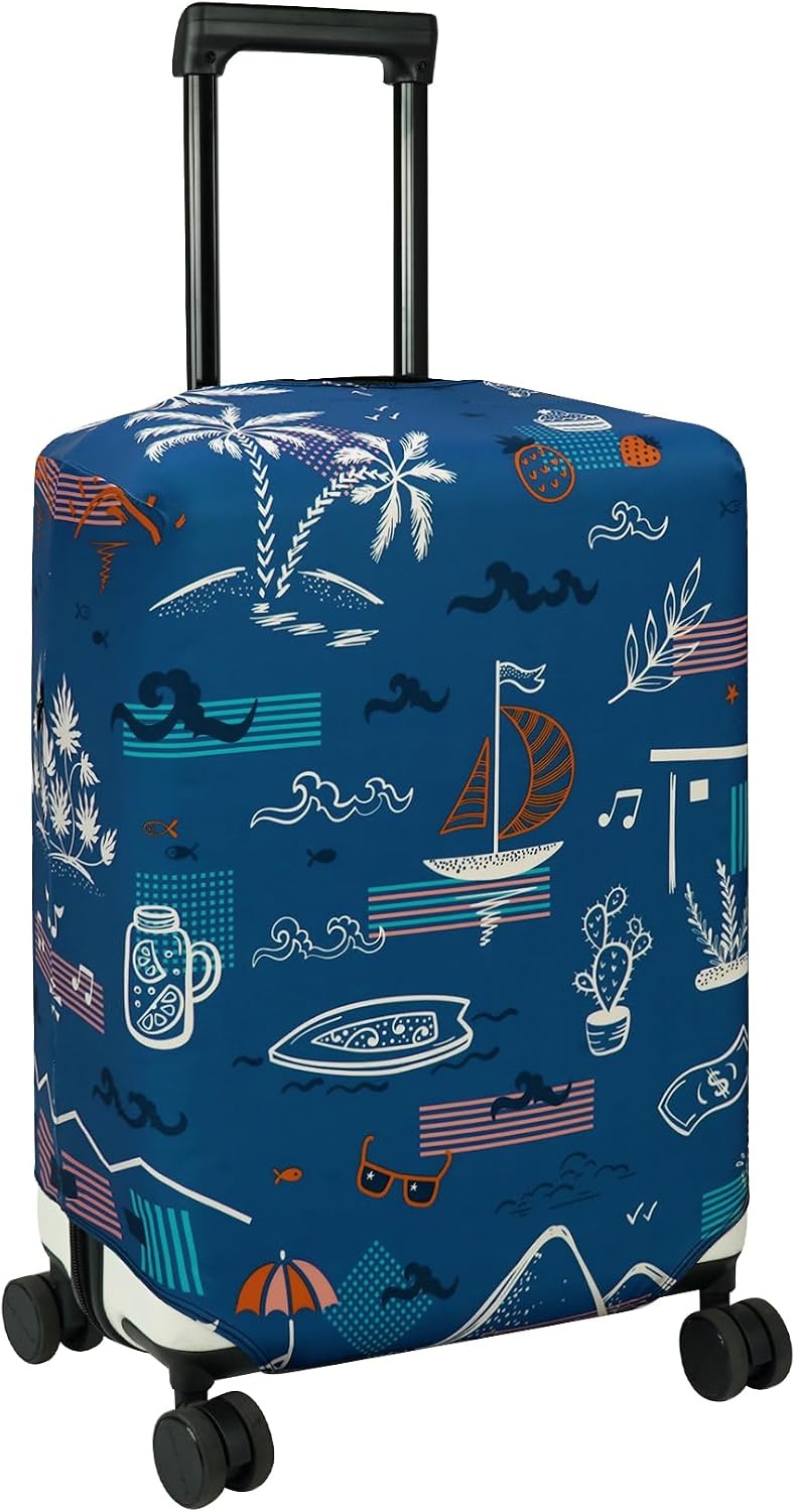 Travel Luggage Cover Suitcase Protector Fits 18-22 Inch, S