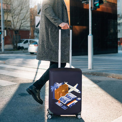 Travel Luggage Cover Suitcase Protector Fits 18-22 Inch, S