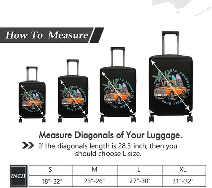Travel Luggage Cover Suitcase Protector Fits 18-22 Inch, S