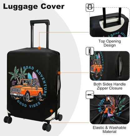 Travel Luggage Cover Suitcase Protector Fits 18-22 Inch, S