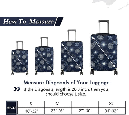 Travel Luggage Cover Suitcase Protector Fits 18-22 Inch, S