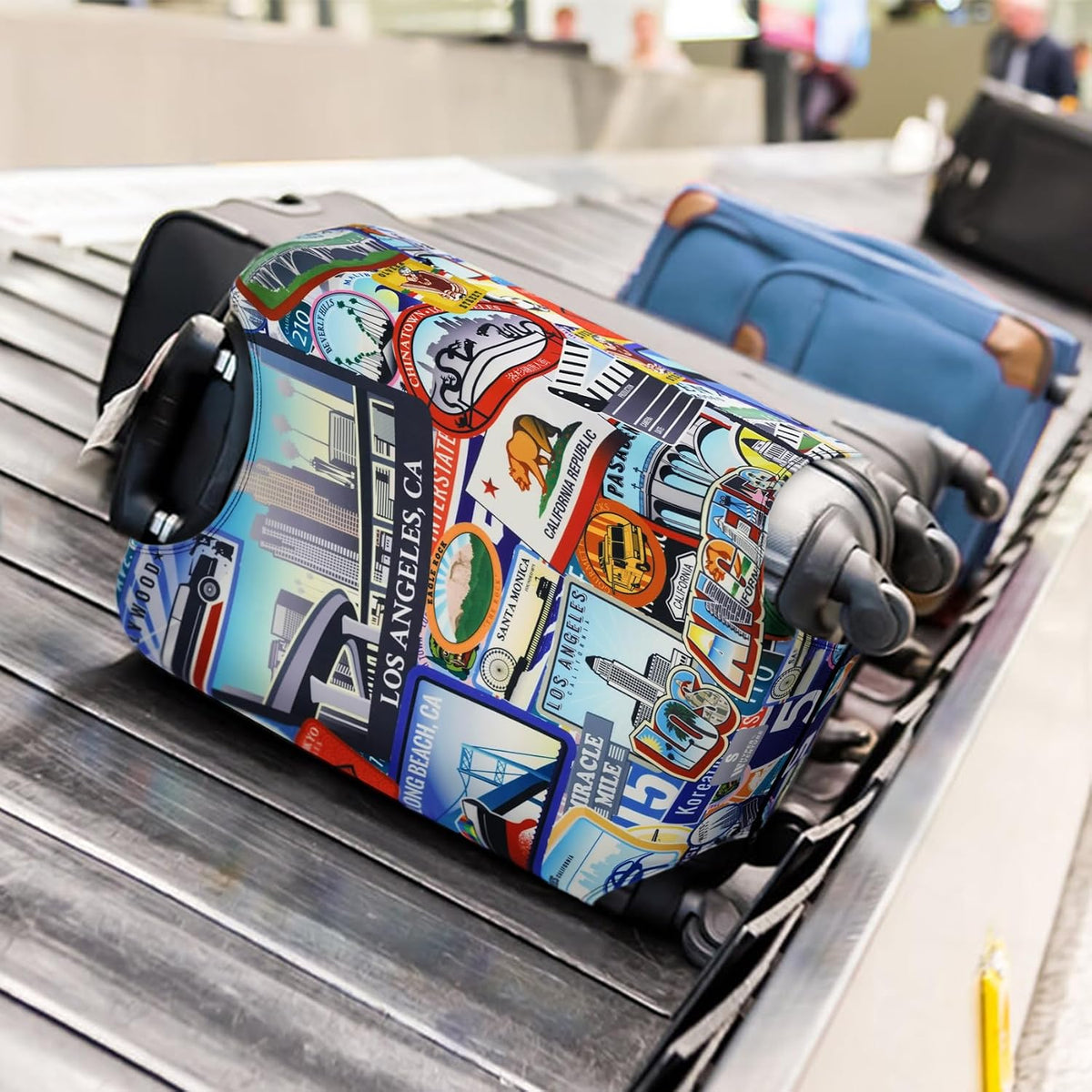 Travel Luggage Cover Suitcase Protector Fits 18-22 Inch, S