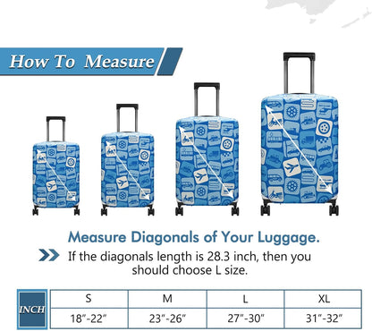 Travel Luggage Cover Suitcase Protector Fits 18-22 Inch, S