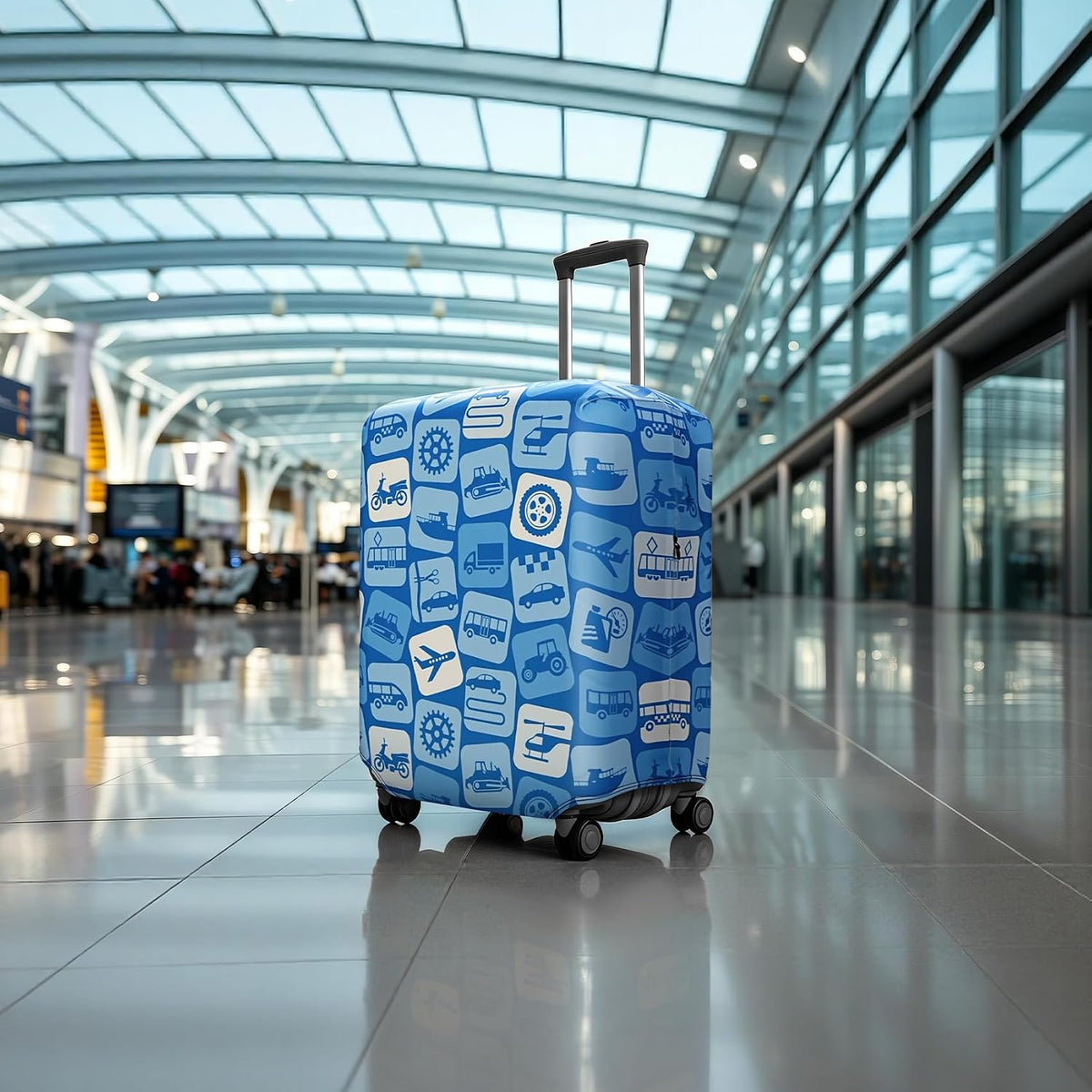 Travel Luggage Cover Suitcase Protector Fits 18-22 Inch, S