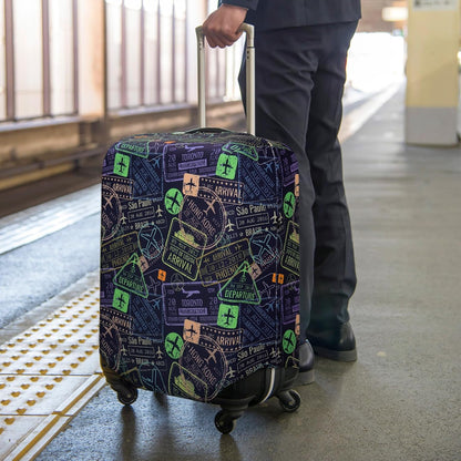 Travel Luggage Cover Suitcase Protector Fits 18-22 Inch, S