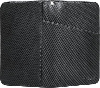 Polare Full Grain Leather Passport Holder Cover Case for Men and Women RFID Blocking Family Travel Wallet Holds 6 Passports (Coffee)