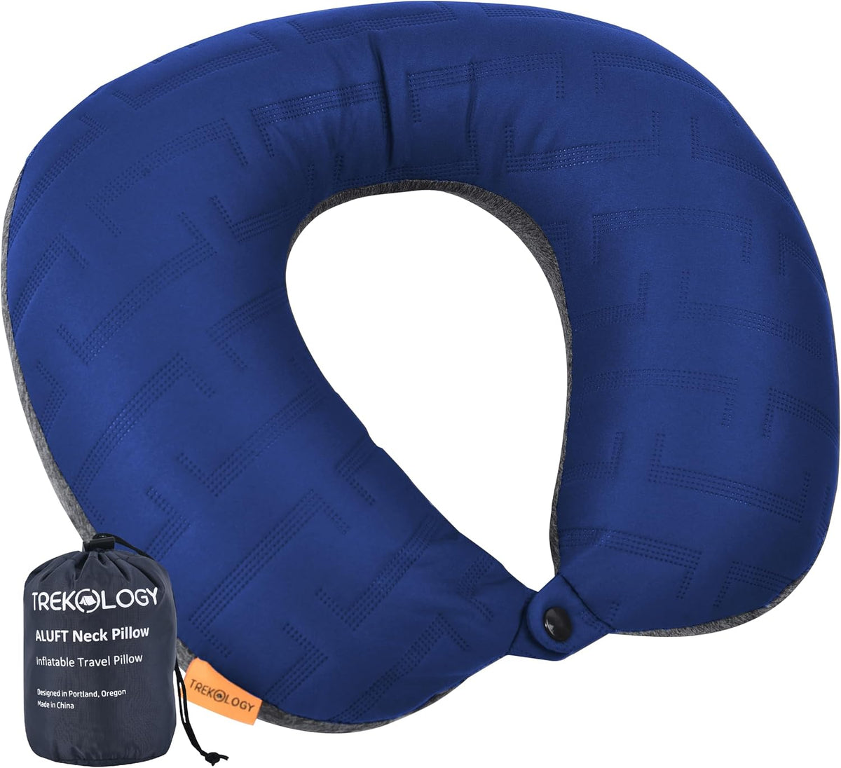Inflatable Neck Pillow for Traveling - Inflatable Travel Pillow for Airplanes - Neck Air Pillow, Blow Up Travel Pillows for Neck Support