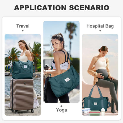 Travel Tote Bags For Women,Carry On Duffel Bag For Airplanes Weekender