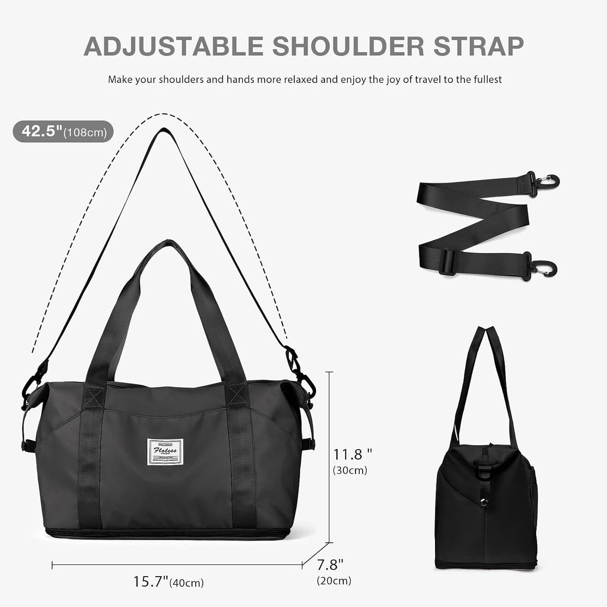Travel Tote Bags For Women,Carry On Duffel Bag For Airplanes Weekender