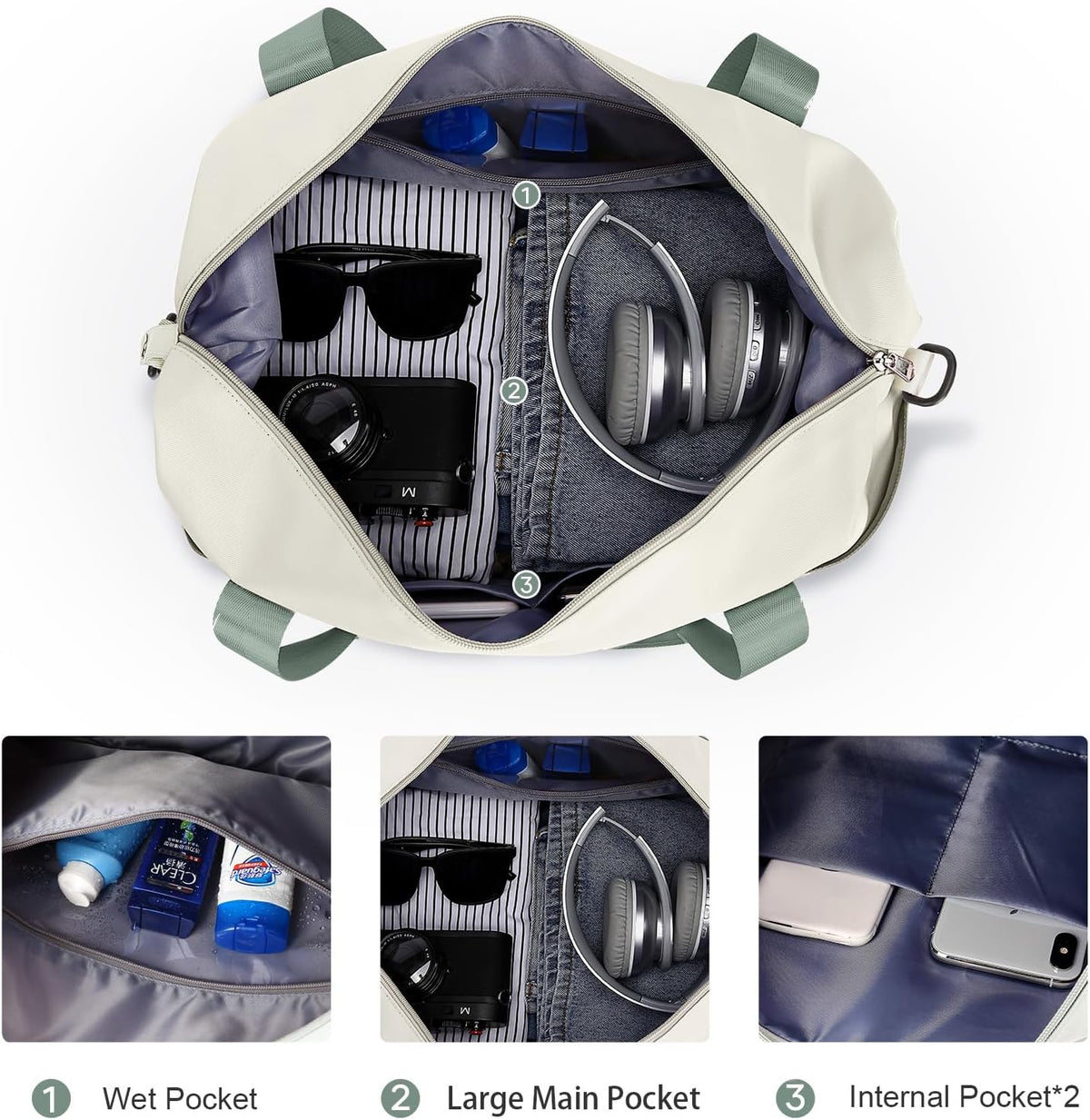 Travel Tote Bags For Women,Carry On Duffel Bag For Airplanes Weekender