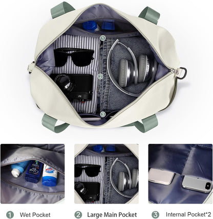 Travel Tote Bags For Women,Carry On Duffel Bag For Airplanes Weekender