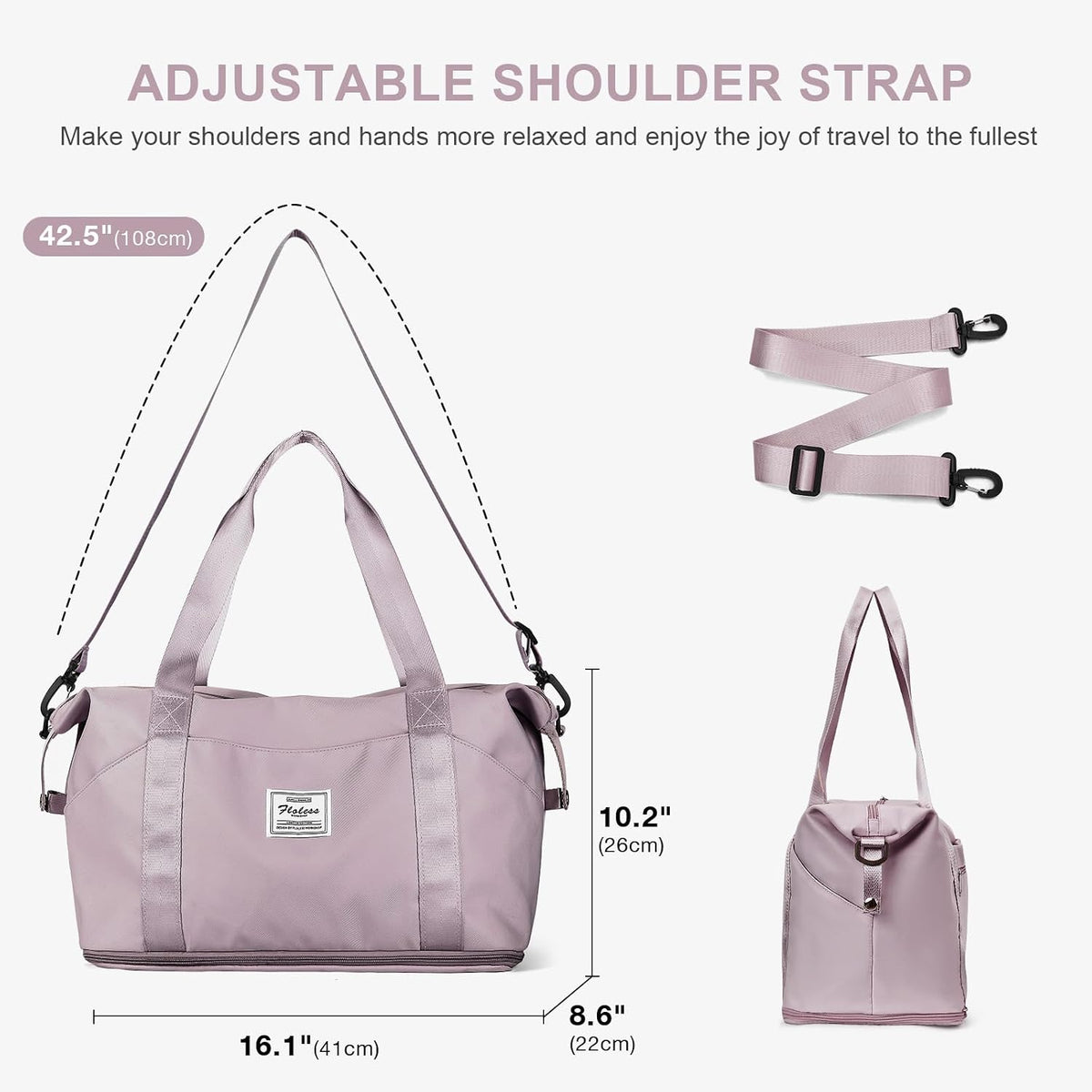 Travel Tote Bags For Women,Carry On Duffel Bag For Airplanes Weekender
