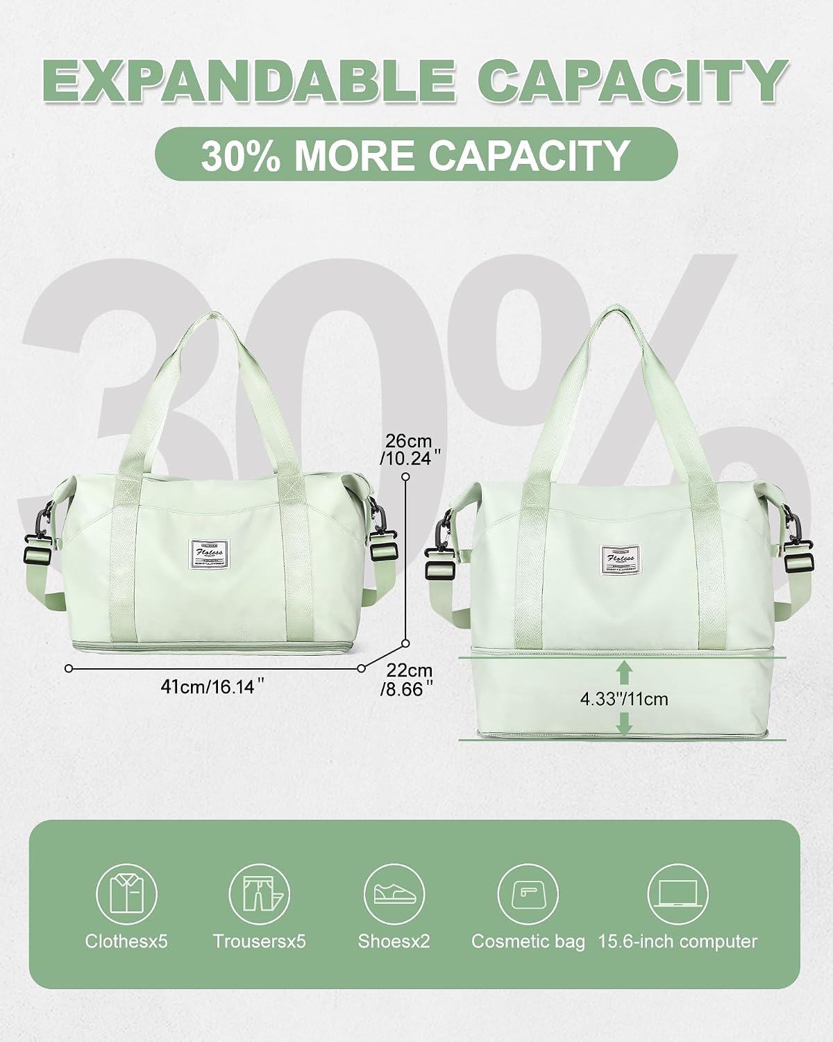 Travel Tote Bags For Women,Carry On Duffel Bag For Airplanes Weekender
