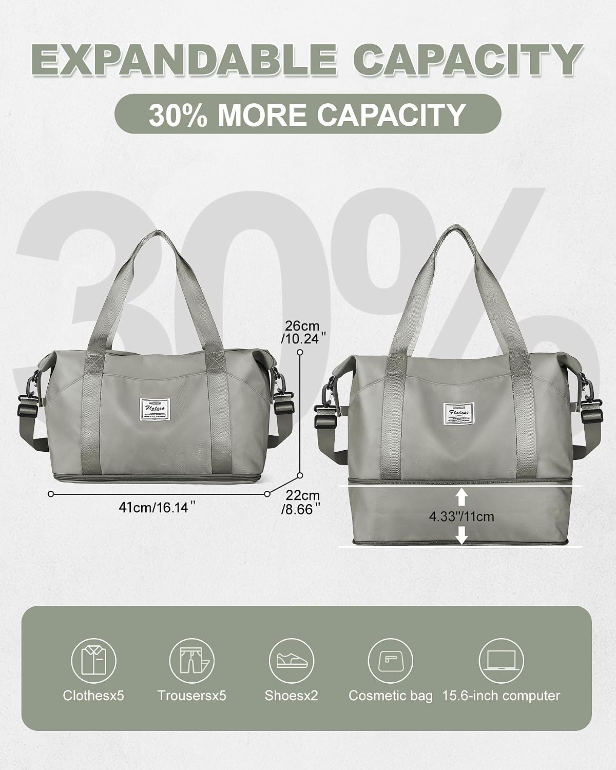 Travel Tote Bags For Women,Carry On Duffel Bag For Airplanes Weekender