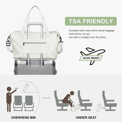 Travel Tote Bags For Women,Carry On Duffel Bag For Airplanes Weekender