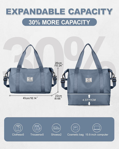 Travel Tote Bags For Women,Carry On Duffel Bag For Airplanes Weekender