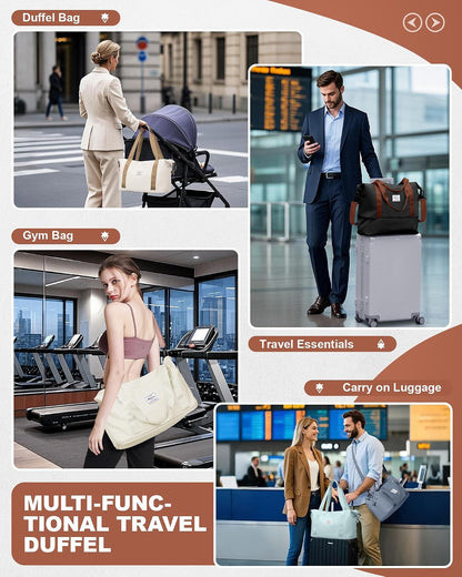 Travel Tote Bags For Women,Carry On Duffel Bag For Airplanes Weekender