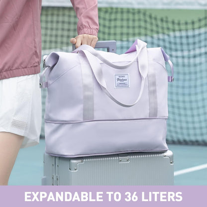 Travel Tote Bags For Women,Carry On Duffel Bag For Airplanes Weekender