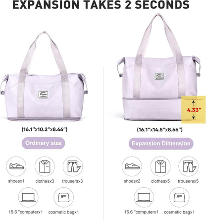 Travel Tote Bags For Women,Carry On Duffel Bag For Airplanes Weekender