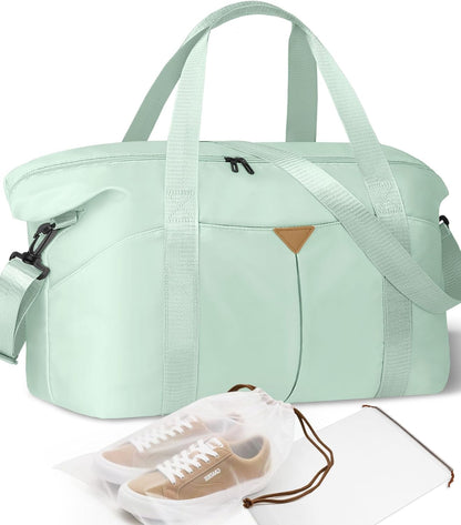 Duffle Bag for Travel with Trolley Sleeve, Gym Bag, Pink