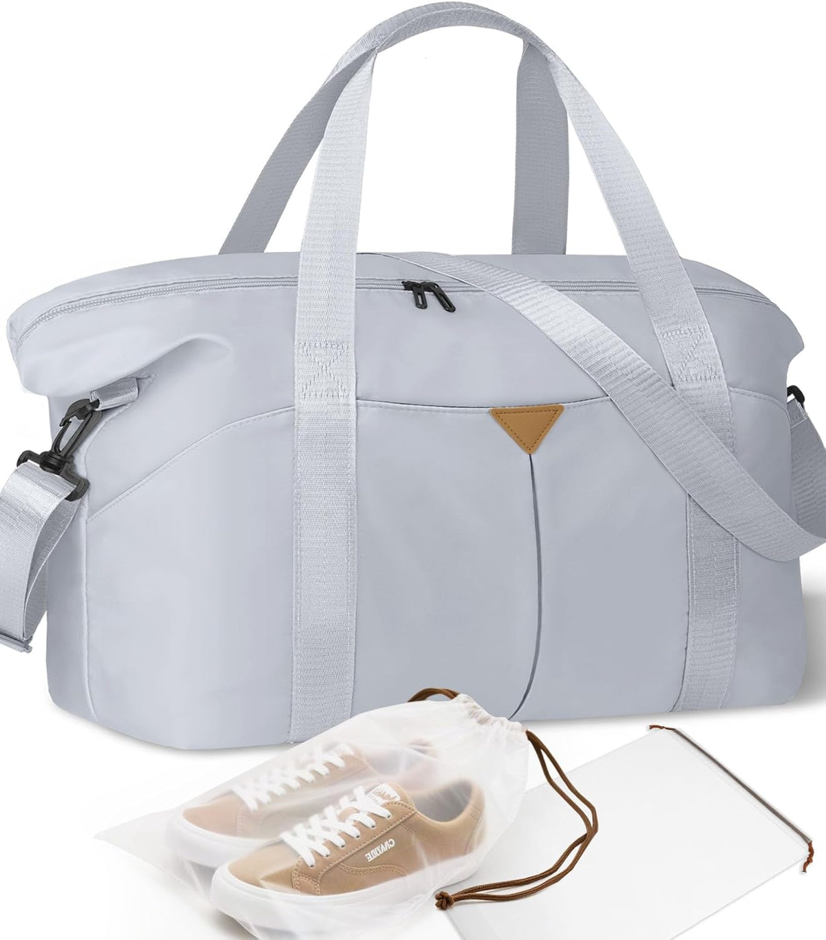 Duffle Bag for Travel with Trolley Sleeve, Gym Bag, Pink