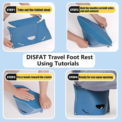 Travel Foot Rest for Airplane,Airplane Foot Rest,Portable Folding Stool