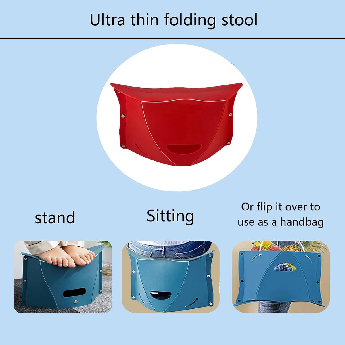 Travel Foot Rest for Airplane,Airplane Foot Rest,Portable Folding Stool