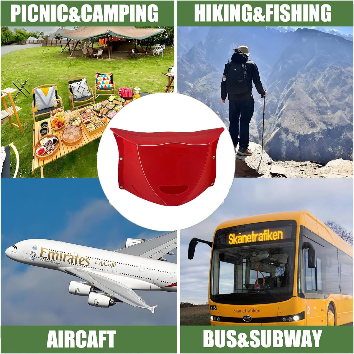 Travel Foot Rest for Airplane,Airplane Foot Rest,Portable Folding Stool