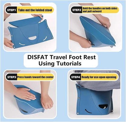 Travel Foot Rest for Airplane,Airplane Foot Rest,Portable Folding Stool