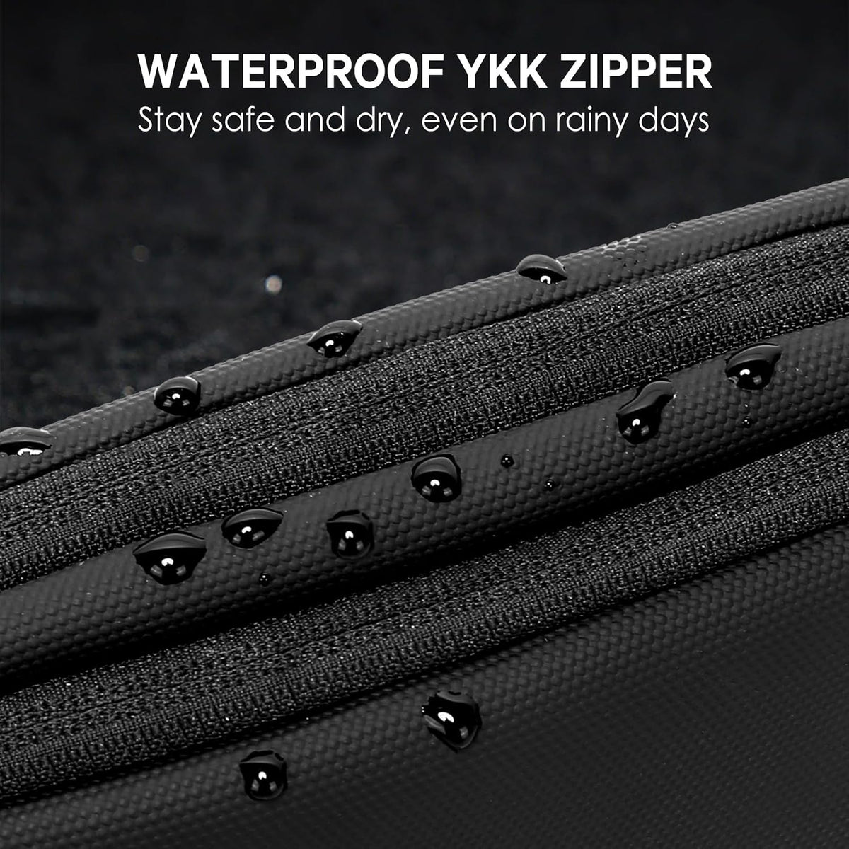 Travel Organizer Case, Water Resistant Electronics Travel Bag Organizer for Cable,Easy to store backpacks (Black)