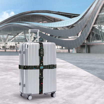 Travelkin Luggage Straps TSA Approved, Suitcase Straps with TSA Lock